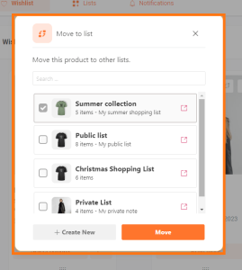 How to Move Products Between Lists? - MoreConvert