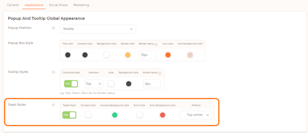 How to customize toast notification for 'Add To List'? - MoreConvert