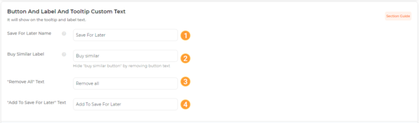 Save For Later | Button And Label And Tooltip Custom Text - MoreConvert