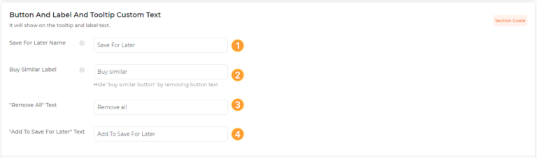 Save For Later | Button And Label And Tooltip Custom Text - MoreConvert